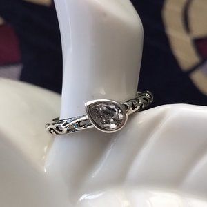 Silpada Teardrop stack ring